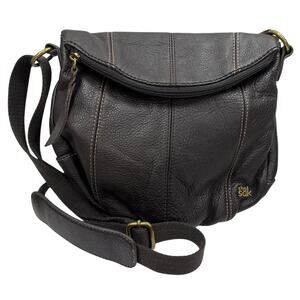 The Sak Deena Flap Crossbody or Foldover Leather Bag